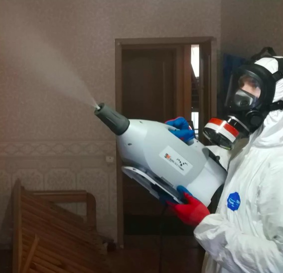 дезинсекция помещения в поселке Володарского
